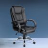 Office Chair Gaming Computer Chairs Executive PU Leather Seat – Black