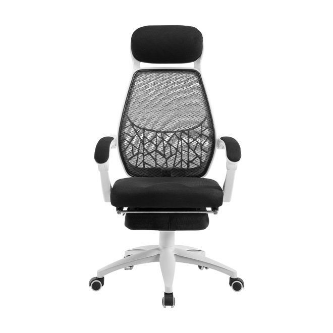 Gaming Office Chair Computer Desk Chair Home Work Study – Black and White