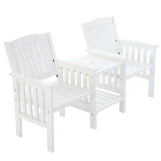 Garden Bench Chair Table Loveseat Wooden Outdoor Furniture Patio Park