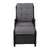 Recliner Chair Sun lounge Setting Outdoor Furniture Patio Wicker Sofa