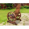 Wagon Wheels Rocking Chair – Brown – 68x63x99 cm