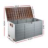 290L Outdoor Storage Box – Brown and Grey