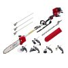 40CC Pole Chainsaw Hedge Trimmer Brush Cutter Whipper Saw 4-Stroke 7-in-1