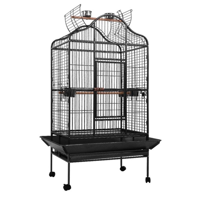 Bird Cage Pet Cages Aviary Large Travel Stand Budgie Parrot Toys – Type 1 – 168 cm