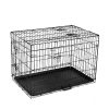 Dog Cage Pet Cage – Black – 36 inch