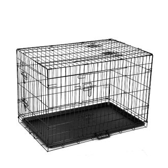 Dog Cage Pet Cage – Black