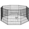 Pet Dog Playpen 8 Panel Puppy Exercise Cage Enclosure Fence