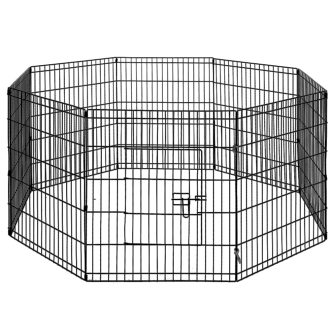 Pet Dog Playpen 8 Panel Puppy Exercise Cage Enclosure Fence