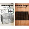 Pet Dog Playpen 8 Panel Puppy Exercise Cage Enclosure Fence