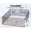 Pet Dog Playpen 8 Panel Puppy Exercise Cage Enclosure Fence