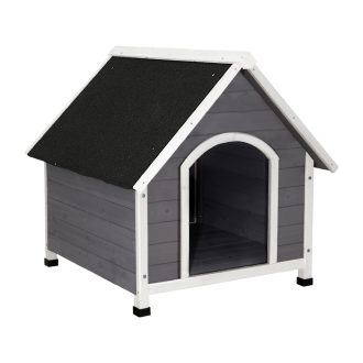 Dog Kennel Outdoor Wooden Indoor Puppy Pet House Weatherproof