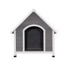 Dog Kennel Outdoor Wooden Indoor Puppy Pet House Weatherproof – 82x99x87 cm