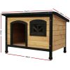 Dog Pet Kennel Dog House Large Wooden – 96x69x66 cm