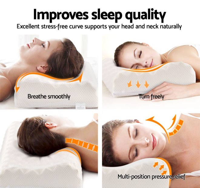 Natural Latex Pillow Twin Pack