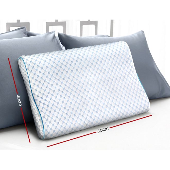 Memory Foam Contour Pillow Cool Gel