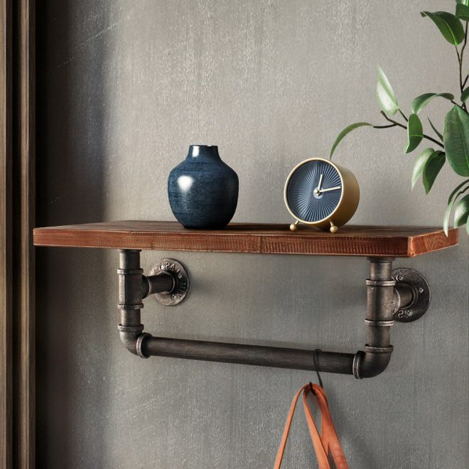 Floating DIY Pipe Shelf – IVES