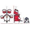 Kids 7 Drum Set Junior Drums Kit Musical Play Toys Childrens Mini Big Band