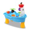 Kids Sandpit Pretend Play Set Sand Water Table Outdoor Beach Toy Children