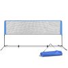 Portable Sports Net Stand Badminton Volleyball Tennis Soccer Blue – 303x103x162 cm