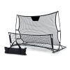 Portable Soccer Rebounder Net Volley Training Football Goal Pass Trainer – 183x122x85 cm