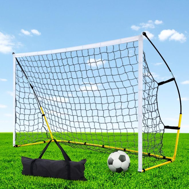 Portable Soccer Football Goal Net Kids Outdoor Training Sports – 240x185x86 cm