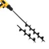 Power Garden Spiral Auger Hole Digger Earth Drill Bit Φ75×300 & 600mm