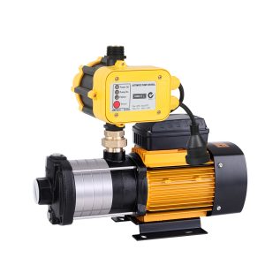 Multi Stage Water Pump Pressure Rain Tank Garden Farm House Irrigation 2000W Yellow Controller