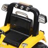 Kids Electric Ride On Car Bulldozer Digger Loader Remote 6V Yellow