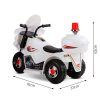 Kids Ride On Motorbike Motorcycle Car – White