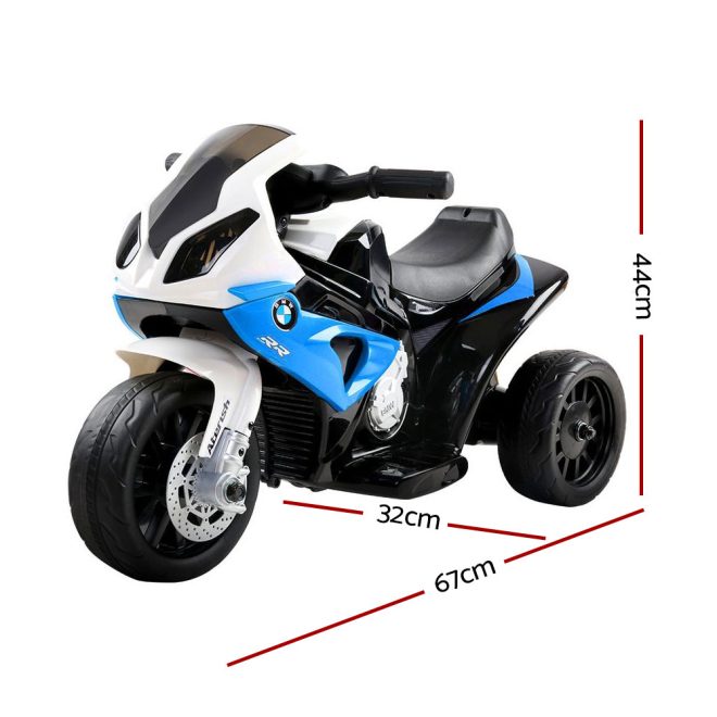 Kids Ride On Motorbike BMW Licensed S1000RR Motorcycle Car – Blue