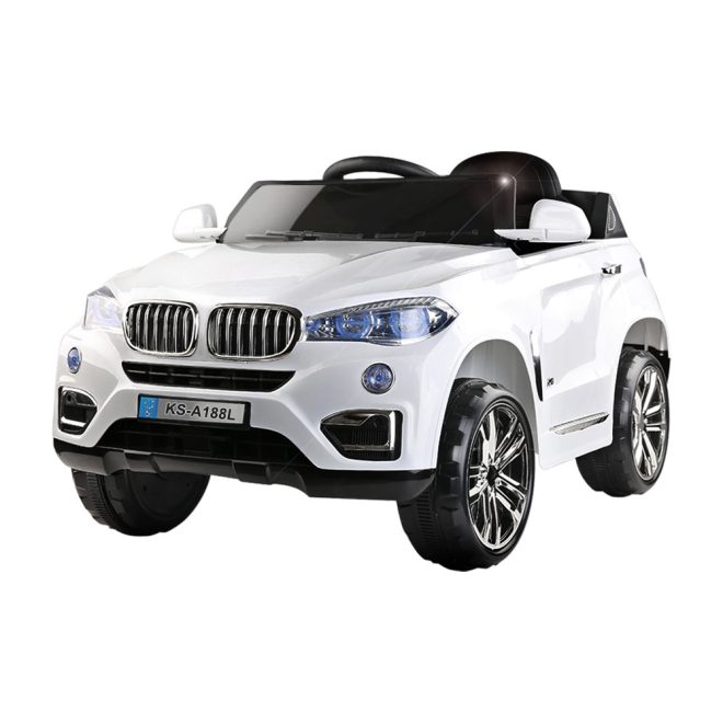 Kids Ride On Car BMW X5 Inspired Electric 12V – White