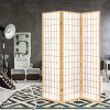 Altamont Room Divider Screen Wood Timber Dividers Fold Stand Wide