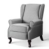 Recliner Chair Sofa Armchair Lounge Leather – Grey