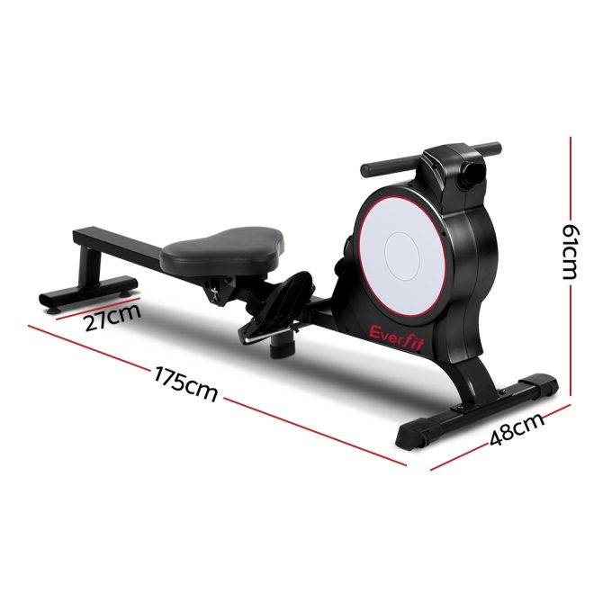 Rowing Machine Rower Magnetic Resistance Exercise Gym Home Cardio