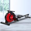 Rowing Machine Rower Magnetic Resistance Exercise Gym Home Cardio Red