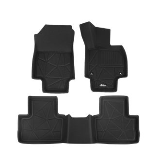 Car Rubber Floor Mats Front And Rear Compatible For Toyota RAV4 2019-2022