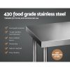 Commercial Stainless Steel Kitchen Bench – 121x61x89 cm, Without wheel