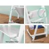 Bookshelf Corner Shelf 3 Tiers – ZANE White