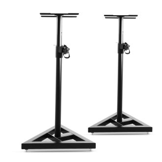 Set of 2 120CM Surround Sound Speaker Stand – Black