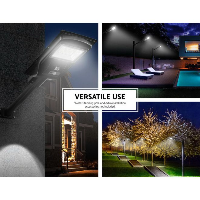 LED Solar Street Flood Light Motion Sensor Remote Outdoor Garden Lamp Lights