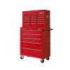 14 Drawers Toolbox Chest Cabinet Mechanic Trolley Garage Tool Storage Box – Red