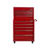 14 Drawers Toolbox Chest Cabinet Mechanic Trolley Garage Tool Storage Box – Red