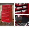 14 Drawers Toolbox Chest Cabinet Mechanic Trolley Garage Tool Storage Box – Red