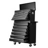 16 Drawer Tool Box Cabinet Chest Trolley Toolbox Garage Storage Box