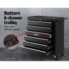 16 Drawer Tool Box Cabinet Chest Trolley Toolbox Garage Storage Box