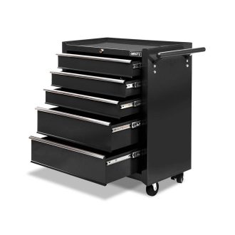 5 Drawer Mechanic Tool Box Cabinet Storage Trolley