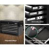 9 Drawer Mechanic Tool Box Cabinet Storage – Black