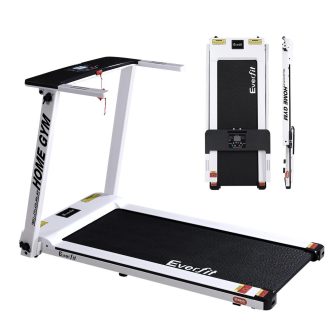 Electric Treadmill Home Gym Exercise Running Machine Fitness Equipment Compact Fully Foldable 420mm Belt