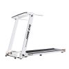 Electric Treadmill Home Gym Exercise Running Machine Fitness Equipment Compact Fully Foldable 420mm Belt – White