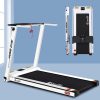 Electric Treadmill Home Gym Exercise Running Machine Fitness Equipment Compact Fully Foldable 420mm Belt – White